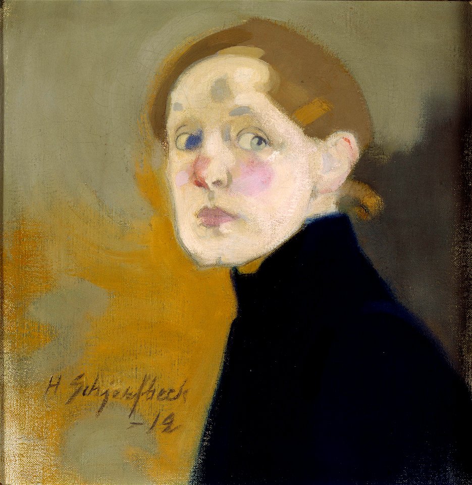Helene Schjerfbeck - Omakuva (1912)