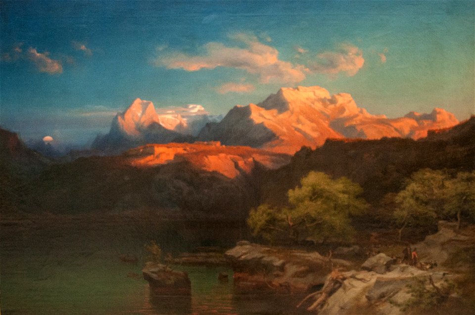 Heinrich Funk - Landscape at Dusk in Tyrol