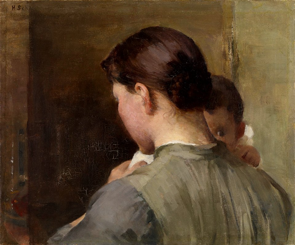 Helene Schjerfbeck - Woman and Child