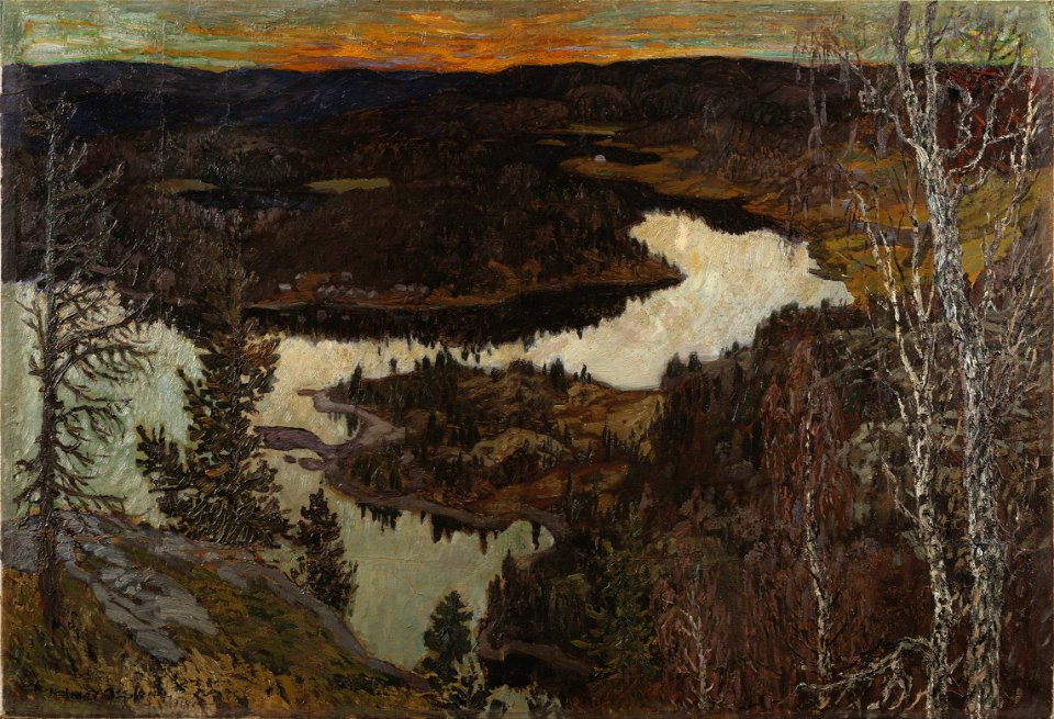Helmer Osslund - Autumn, Nordingrå - Google Art Project
