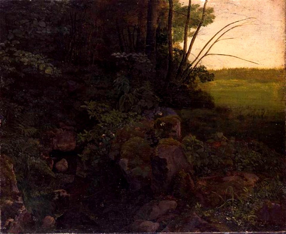 August Heinrich - Am Waldesrand, 1819-20 (Kunstsammlungen Dresden)