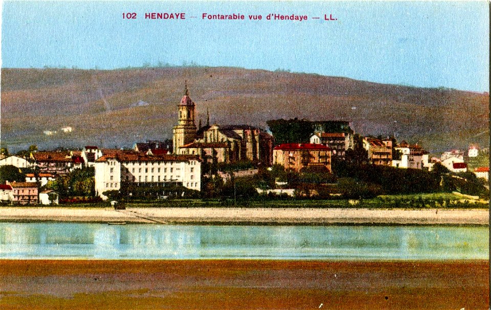 Hendaye - vue de Fontarabie (LL)