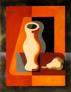 Heinrich Hoerle Stillleben mit Krug und Birne 1929