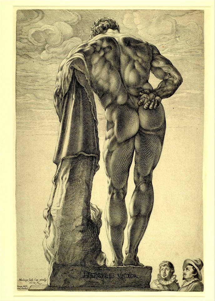 Hendrick Goltzius - Farnese Hercules - Google Art Project
