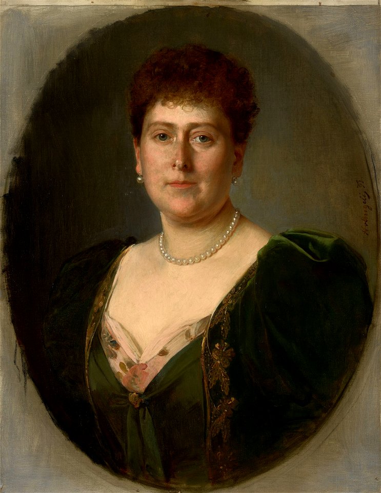 Heinrich von Angeli (1840-1925) - Princess Beatrice, Princess Henry of Battenberg (1857-1944) - RCIN 405368 - Royal Collection