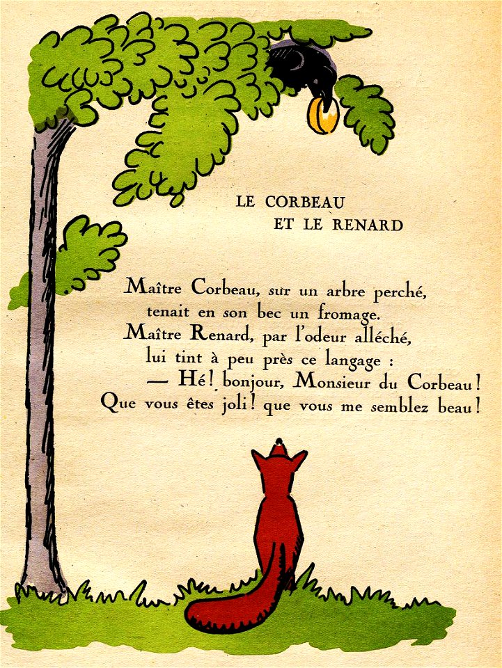 Hellé - Fables de La Fontaine - Le Corbeau et le Renard