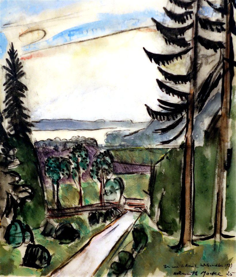 Helmuth Macke, Waldweg (36017374876)