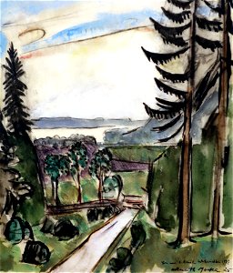 Helmuth Macke, Waldweg (36017374876)