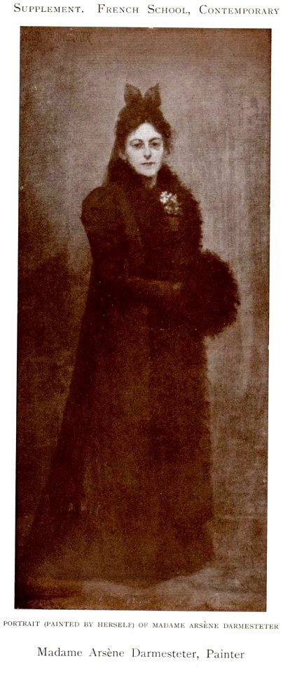 Helena Arsène Darmesteter - Self-portrait