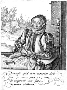 Hendrick Goltzius Bildnis der Agatha Scholiers