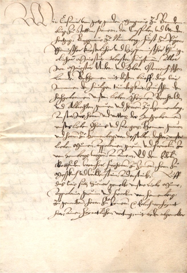Heiratsbrief Gottfried Werner von Zimmern Apollonia von Henneberg 1521 img02