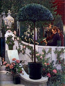 Heinrich Vogeler Sommerabend detail03