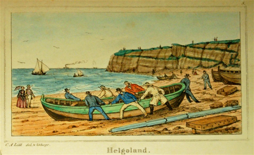 Helgoland Booteziehen 01