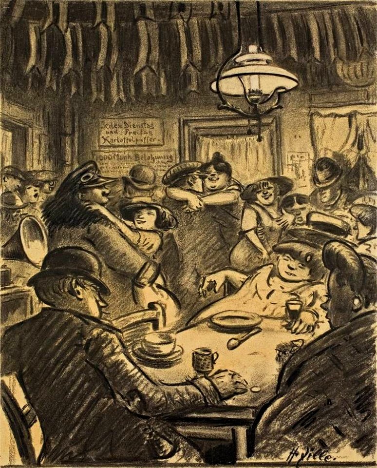 Heinrich Zille In der Kaschemme