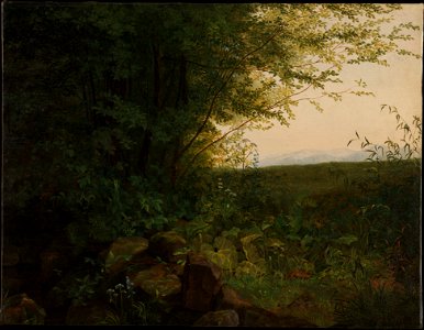 August Heinrich - Am Waldesrand, 1820 (MET-Museum)