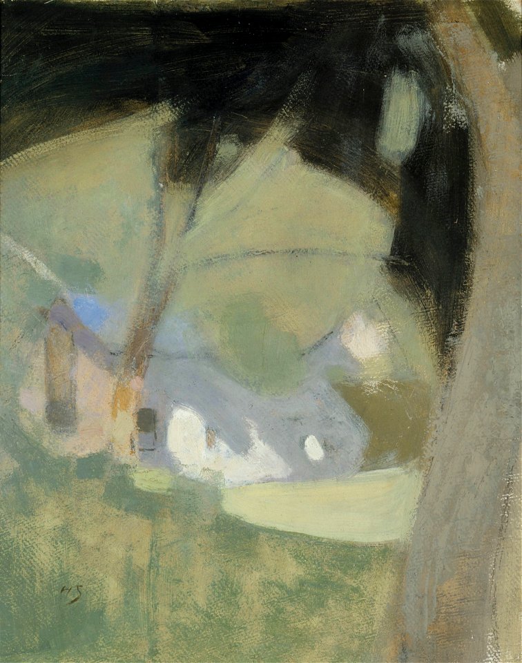 Helene Schjerfbeck - The Old Brewery (Composition) - A-2005-109 - Finnish National Gallery