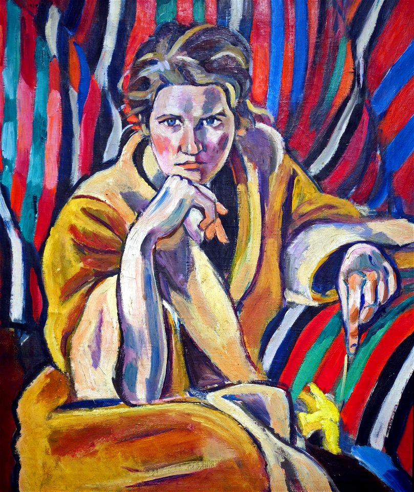 Helmuth Macke, Porträt Grete Hagemann (35250341103)