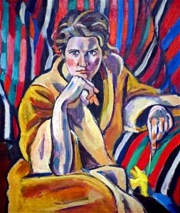 Helmuth Macke, Porträt Grete Hagemann (35250341103)