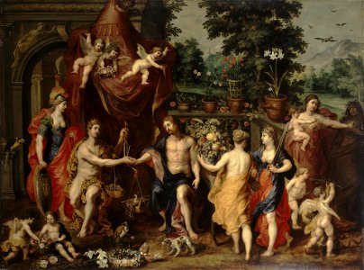 Hendrick van Balen I and Jan Brueghel (II) - Allegory of the Virtuous Life