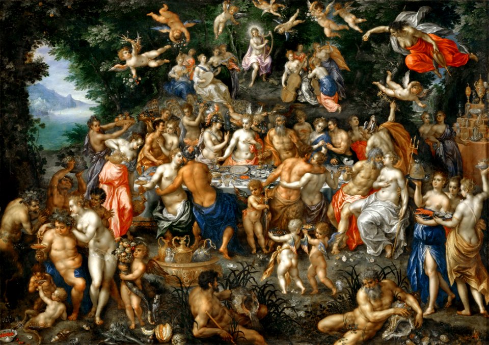 Hendrik de Clerck - The Nuptials of Thetis and Peleus - WGA5022