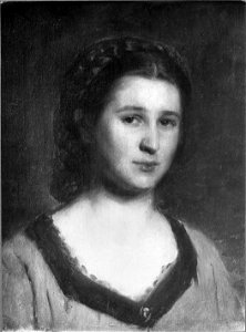 Helen Roed, 1843-1926, gift med K.R. Nyblom (Sofia Ribbing) - Nationalmuseum - 18929