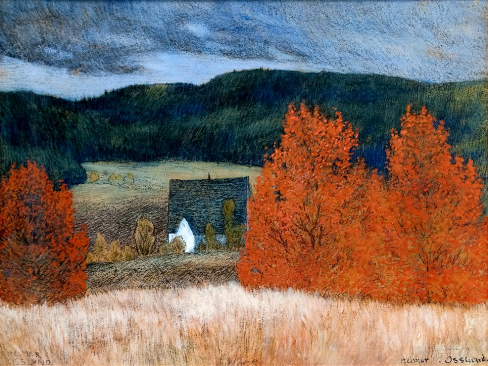 Helmer Osslund Autumnal Mood Jämtland Thielska 334
