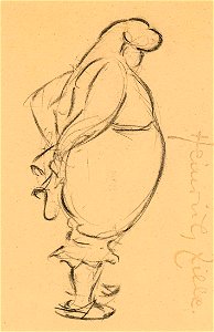 Heinrich Zille Frau beim Umkleiden