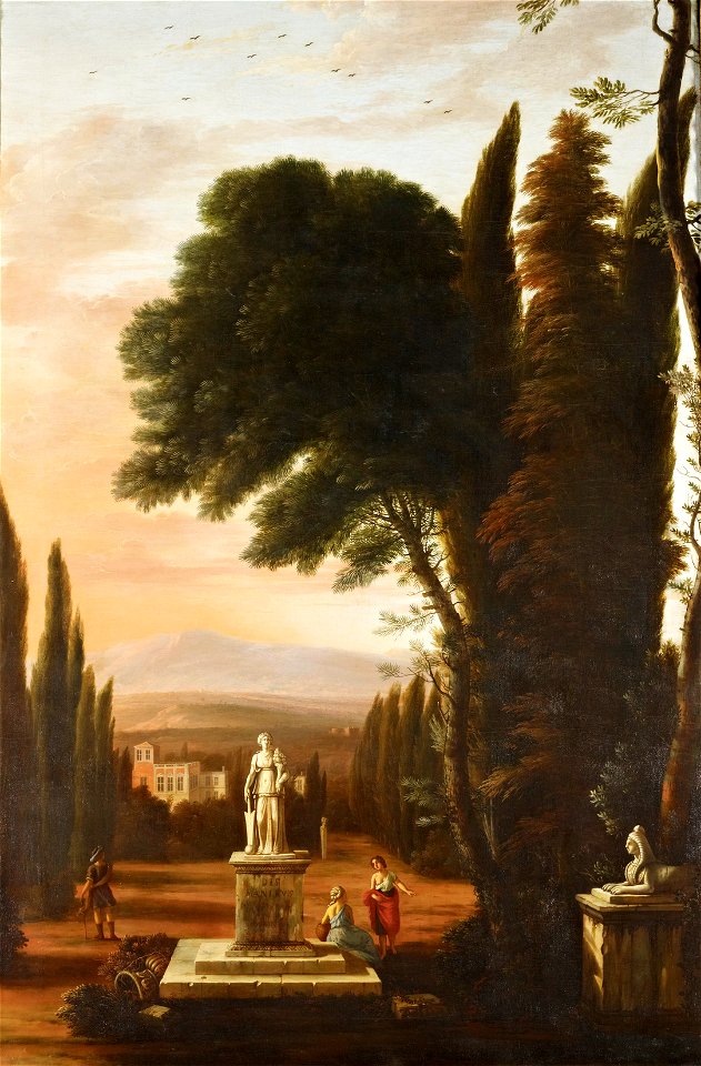 Hendrick Danckerts (c. 1625-c. 1685) - A Classical Landscape - RCIN 402574 - Royal Collection