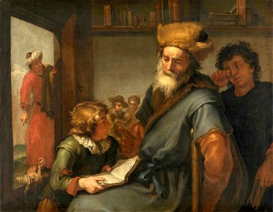 Hendrick-Bloemaert - Plato-von-Diogenes-Verhoehnt - BSTGS 411