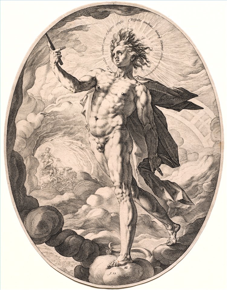 Hendrick Goltzius (Dutch, 1558–1617) - Apollo - 1969.48 - Cleveland Museum of Art