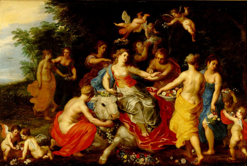 Hendrick van Balen - Europa riding the bull