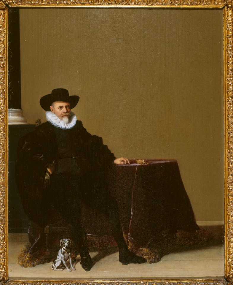 Hendrick Pot - Portrait d'homme en costume de velours noir - PDUT924 - Musée des Beaux-Arts de la ville de Paris