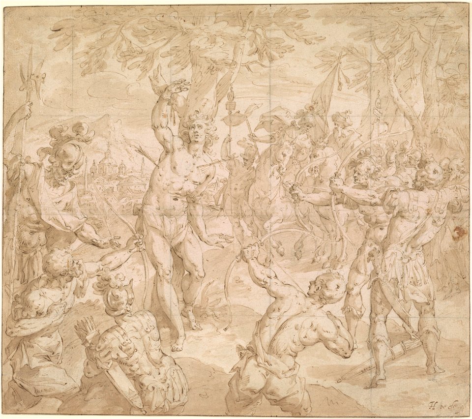 Hendrick De Clerck - The Martyrdom of Saint Sebastian
