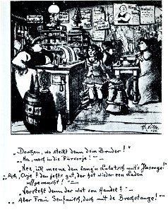 Heinrich Zille Handel m Brechstange (1911)