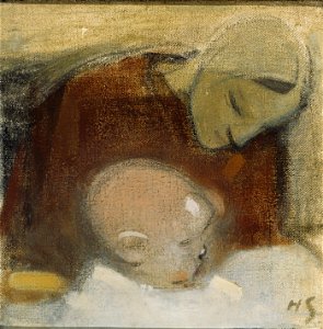 Helene Schjerfbeck - Mother and Child - A III 2309 - Finnish National Gallery
