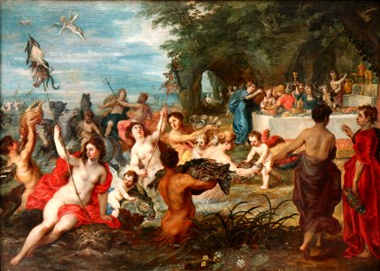 Hendrick van Balen-Les noces de Thétis et Pêlée