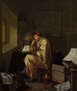 Hendrick Heerschop - Een geleerde in zijn studeervertrek - 2508 (OK) - Museum Boijmans Van Beuningen
