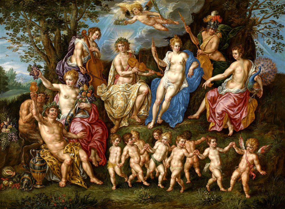 Hendrick de Clerck - Parnassus