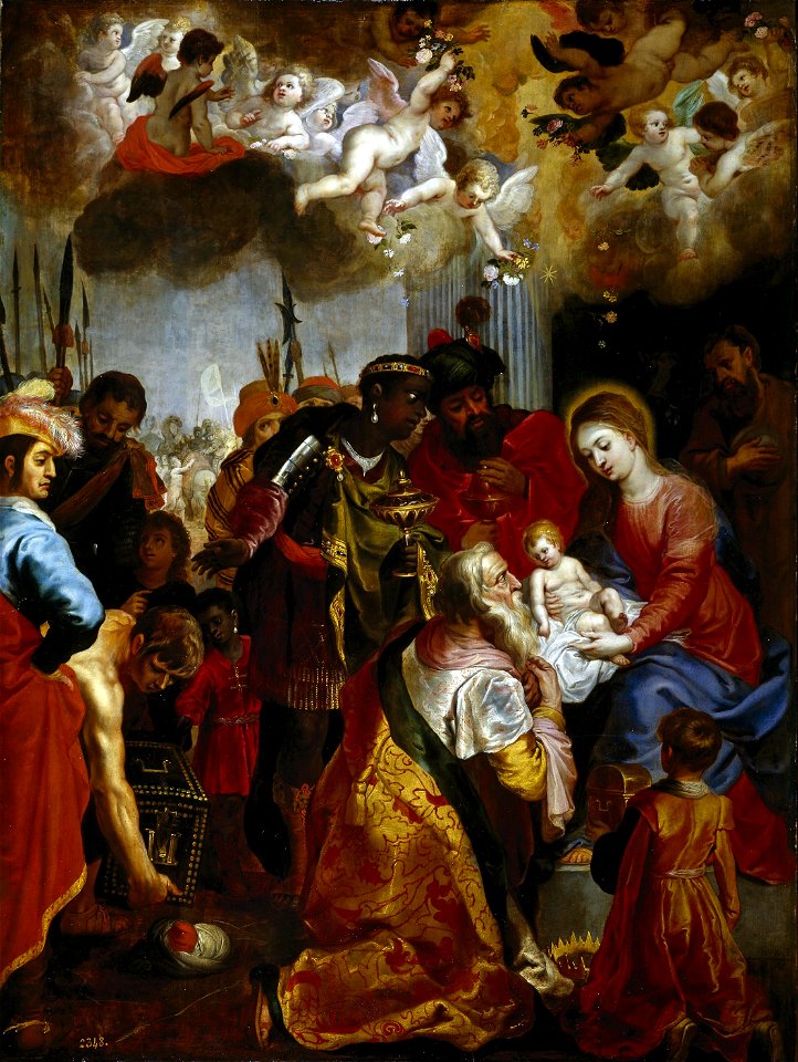 Hendrick van Balen I, Jan Brueghel I - Adoration of the Magi