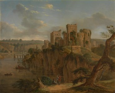 Hendrik Frans de Cort - Chepstow Castle - Google Art Project