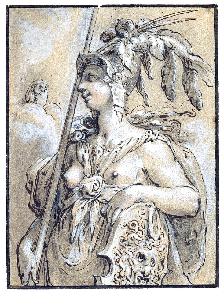 Hendrick Goltzius - Minerva - Google Art Project