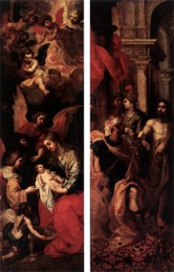 Hendrick van Balen - Wings of an Altarpiece - WGA01230