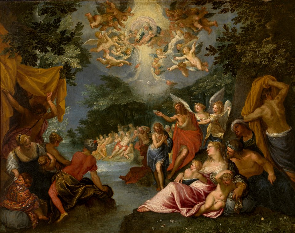Hendrik de Clerck & Hans Rottenhammer I - Taufe Christi (KMSKA)