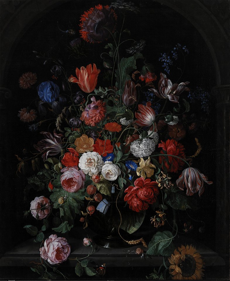 Hendrik Schoock - Flower Piece - KMSsp314 - Statens Museum for Kunst
