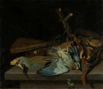 Hendrick ten Oever - Stilleven van jachttuig en vogels - SK-A-2370 - Rijksmuseum