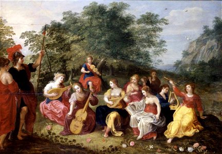 Hendrick van Balen - Minerva and the Nine Muses - WGA1225