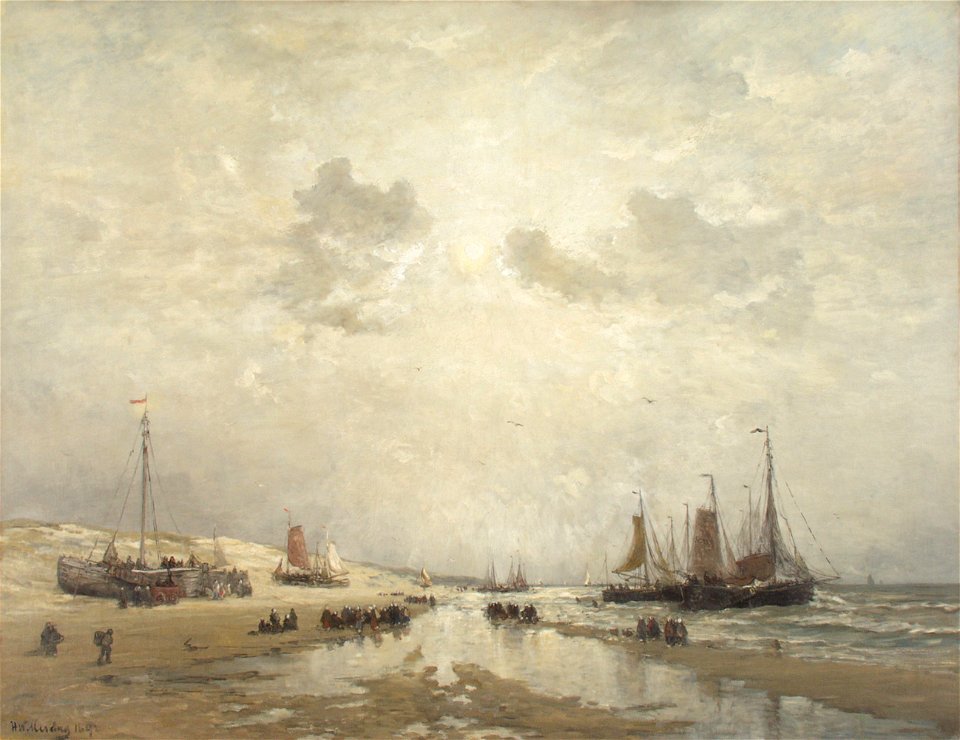 Hendrik Willem Mesdag - Mañana en Scheveningen
