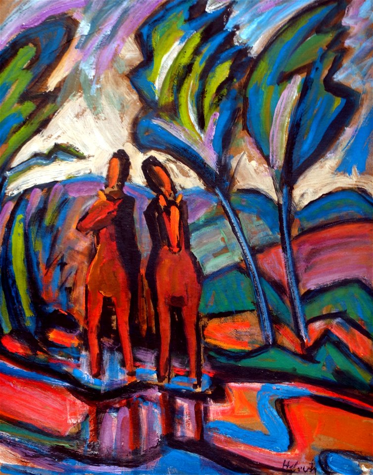 Helmuth Macke, Zwei Reiter (35888049982)