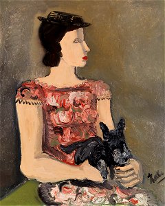 Helmut Kolle Portrait d'une jeune fille (Mme de Lombré)