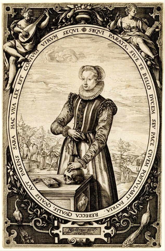 Hendrick Goltzius - Josina Hamels - Google Art Project